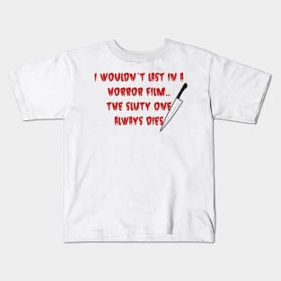 horror film Kids T-Shirt